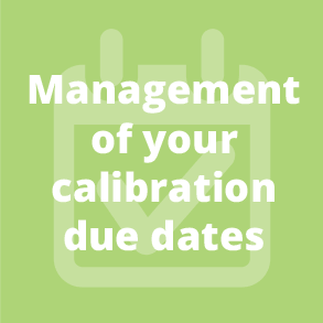 Managment of your calibration due dates